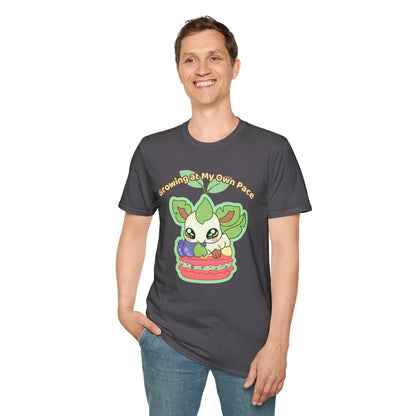 Growing At My Own Pace Leafberry  — Graphic Tee