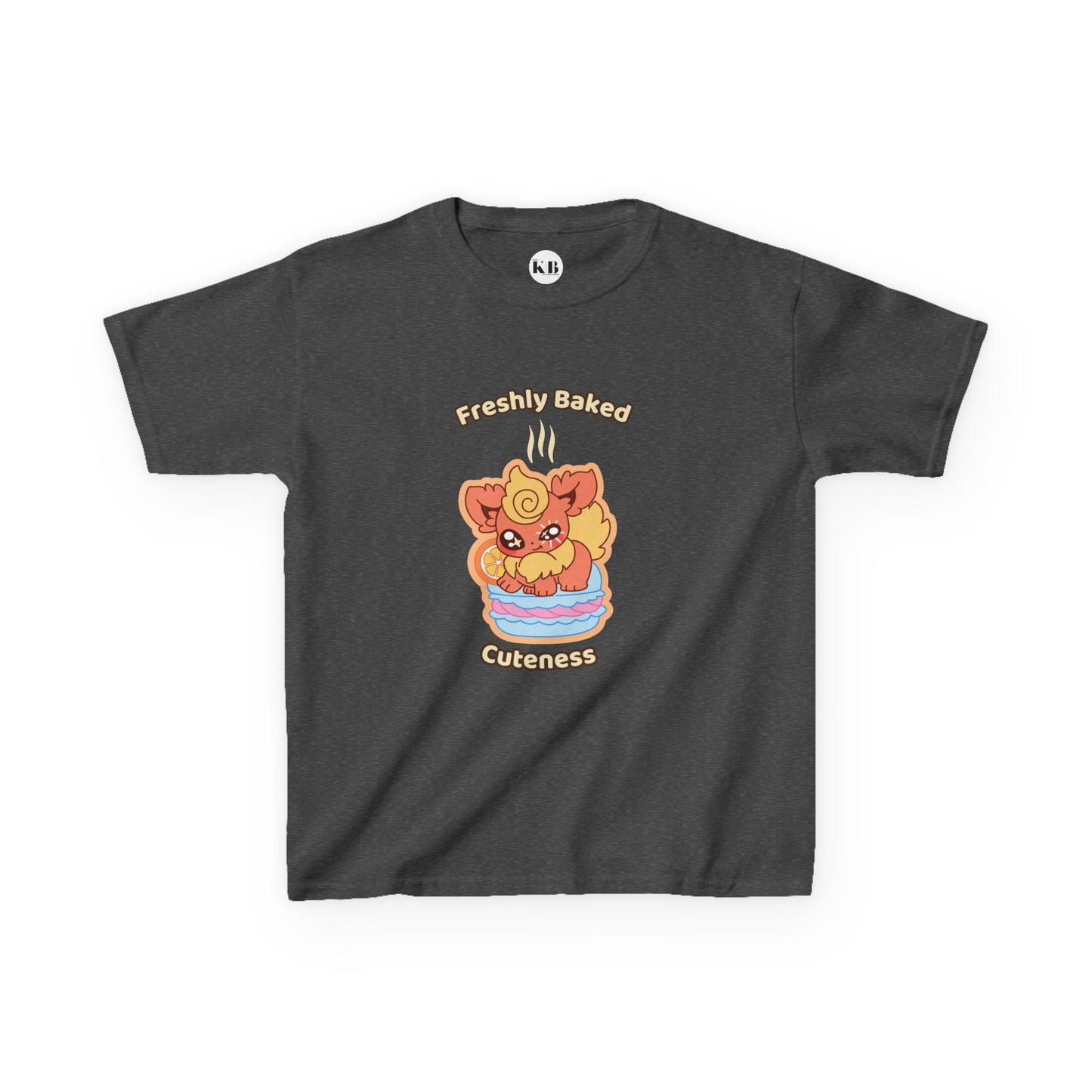 Kids Tee — Cute "Freshly Baked Cuteness" Flamzest Graphic