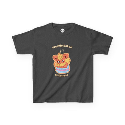 Kids Tee — Cute "Freshly Baked Cuteness" Flamzest Graphic