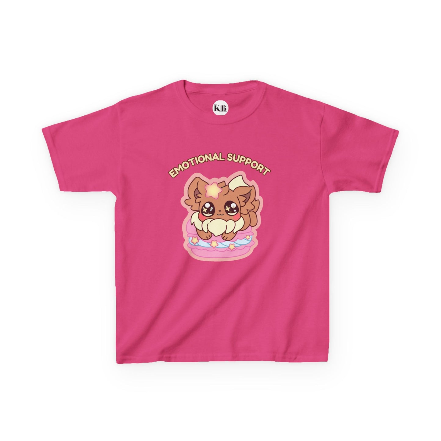 Kids Tee — Cute "Emotional Support"  Sugavee Graphic