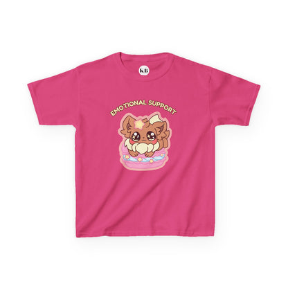 Kids Tee — Cute "Emotional Support"  Sugavee Graphic