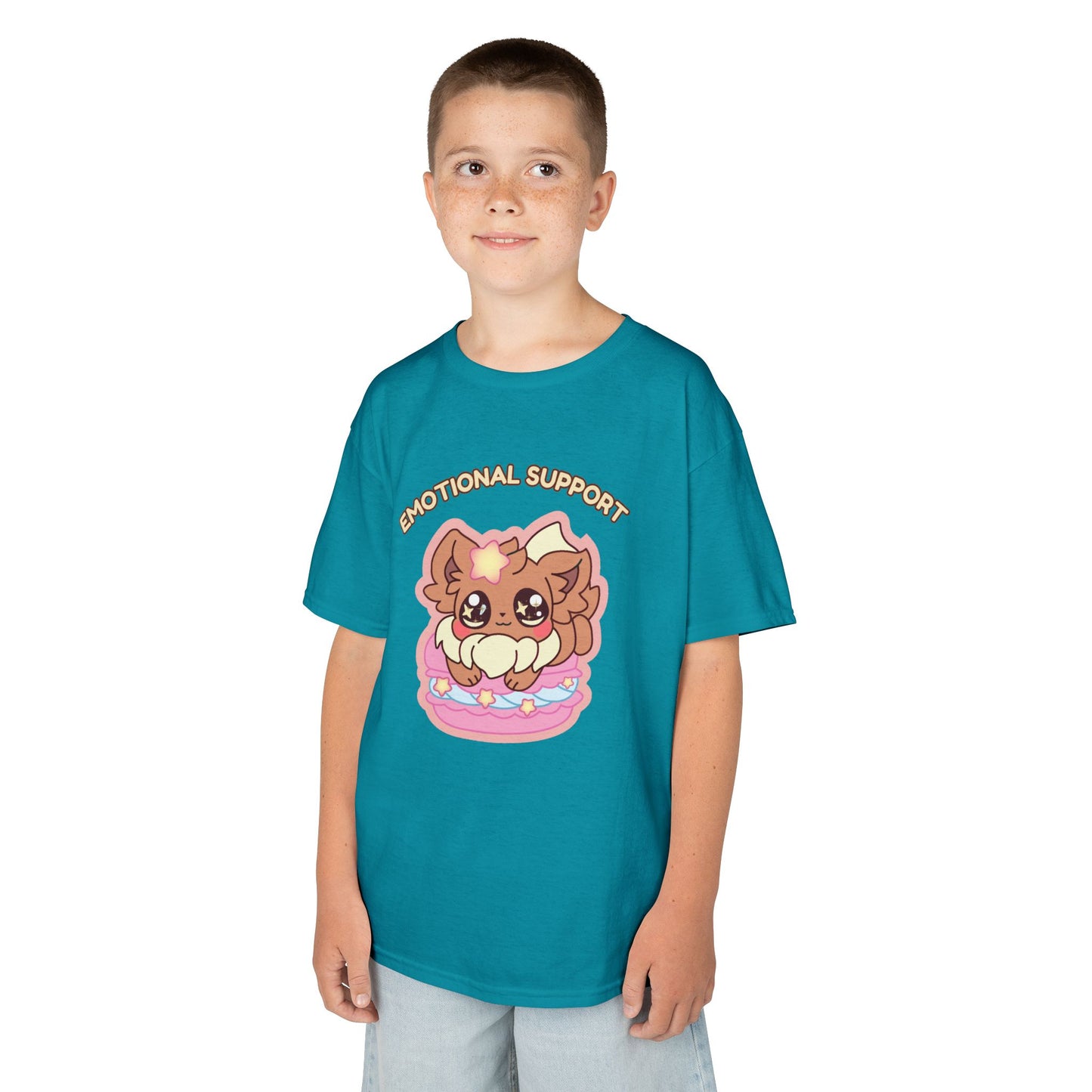 Kids Tee — Cute "Emotional Support"  Sugavee Graphic