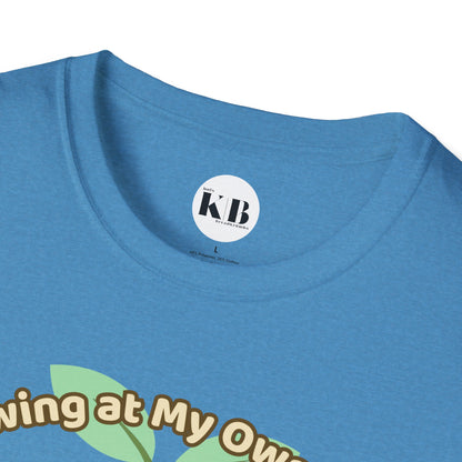 Growing At My Own Pace Leafberry  — Graphic Tee