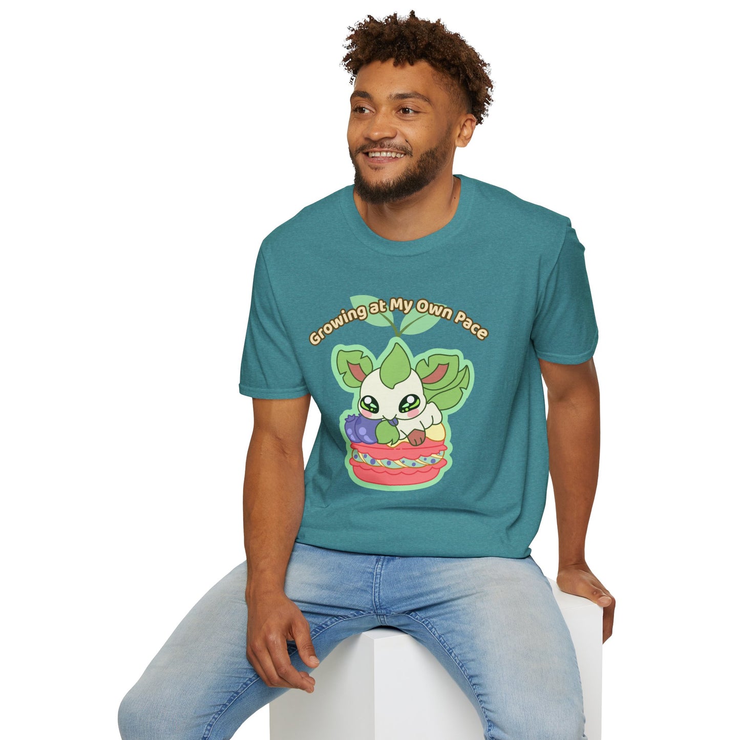 Growing At My Own Pace Leafberry  — Graphic Tee
