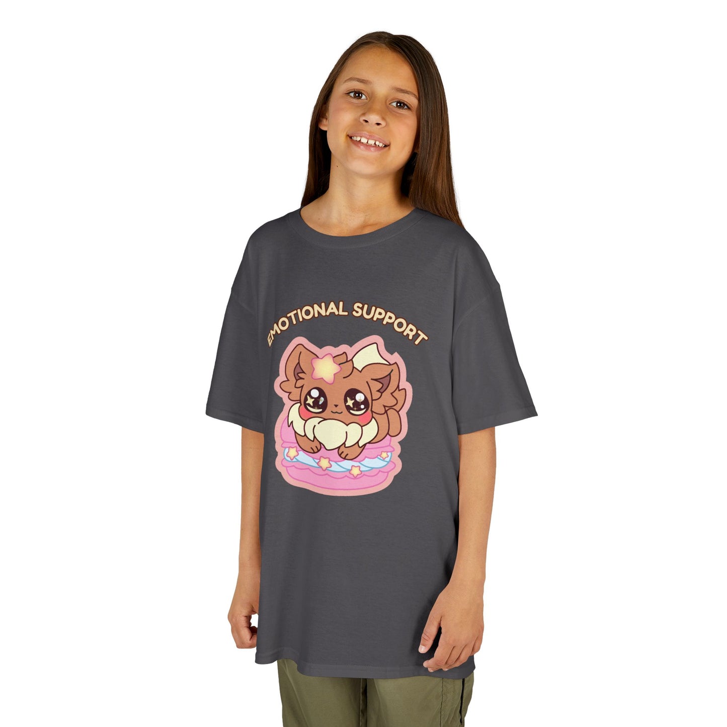 Kids Tee — Cute "Emotional Support"  Sugavee Graphic
