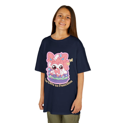 Kids Tee — Cute "Too Cute to Function" Sylvepuff