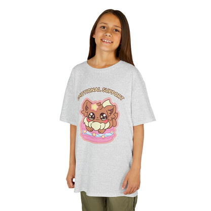 Kids Tee — Cute "Emotional Support"  Sugavee Graphic