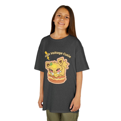 Kids Tee — Cute Honeylemolt "High Voltage Cutie" Graphic