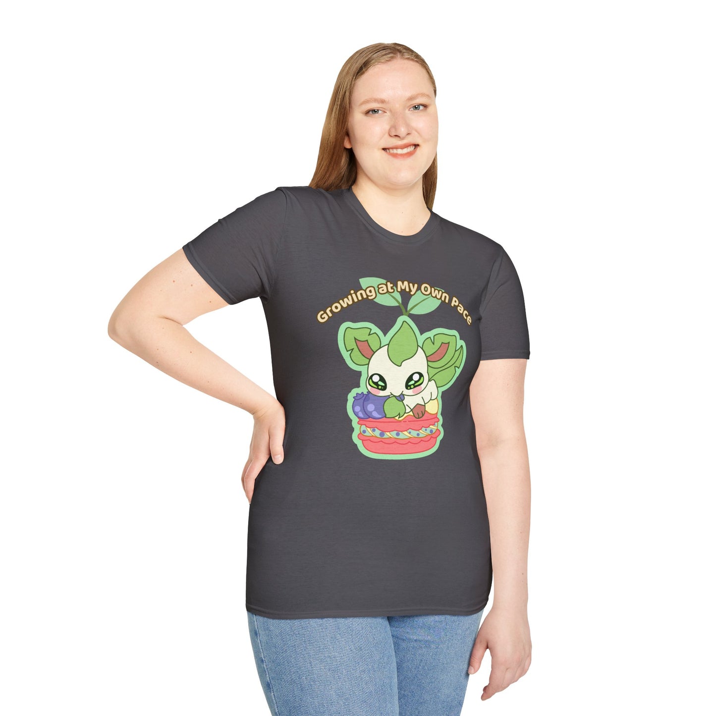 Growing At My Own Pace Leafberry  — Graphic Tee