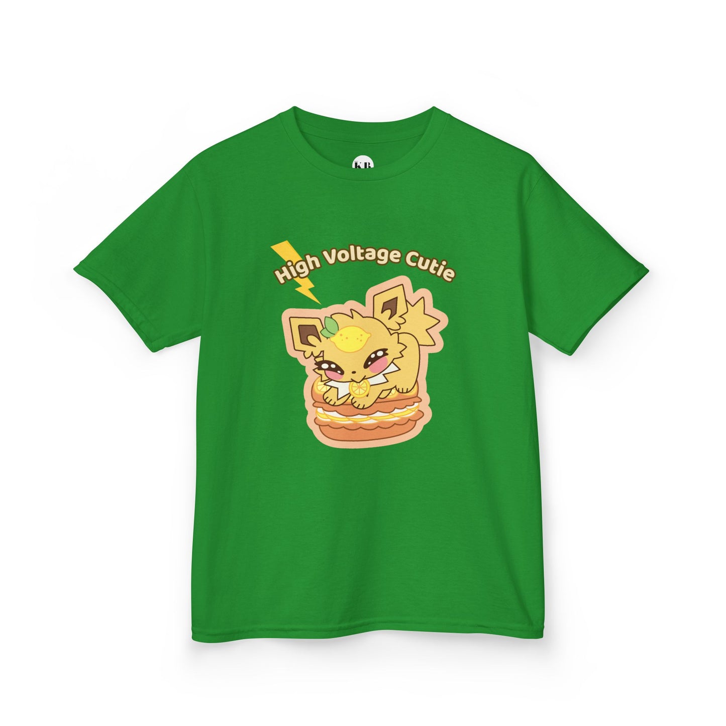 Kids Tee — Cute Honeylemolt "High Voltage Cutie" Graphic