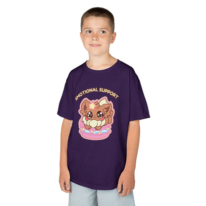 Kids Tee — Cute "Emotional Support"  Sugavee Graphic