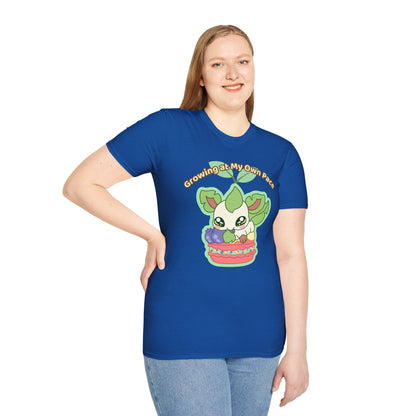 Growing At My Own Pace Leafberry  — Graphic Tee
