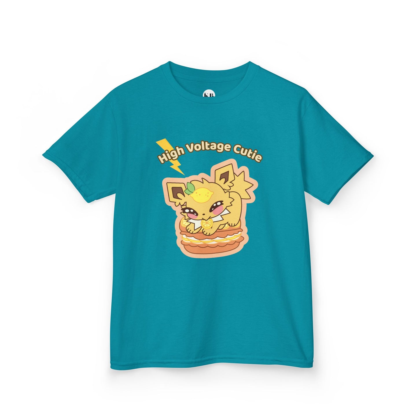 Kids Tee — Cute Honeylemolt "High Voltage Cutie" Graphic