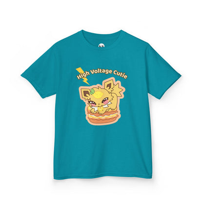 Kids Tee — Cute Honeylemolt "High Voltage Cutie" Graphic