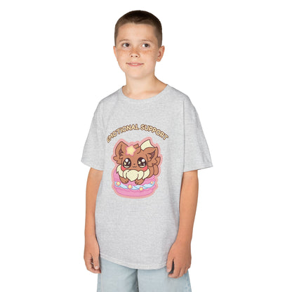 Kids Tee — Cute "Emotional Support"  Sugavee Graphic