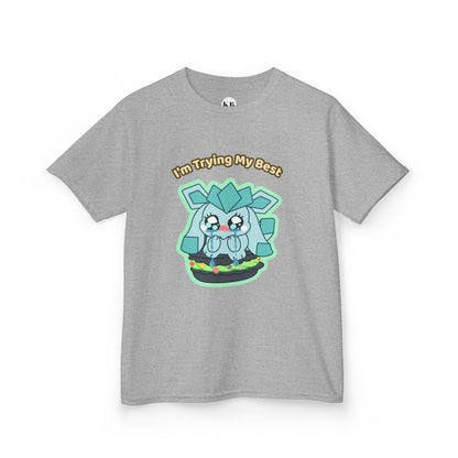 Kids Tee — Cute "I'm Trying My Best" Glaycegem Graphic