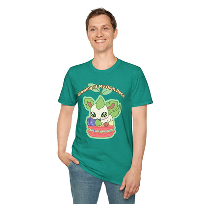 Growing At My Own Pace Leafberry  — Graphic Tee