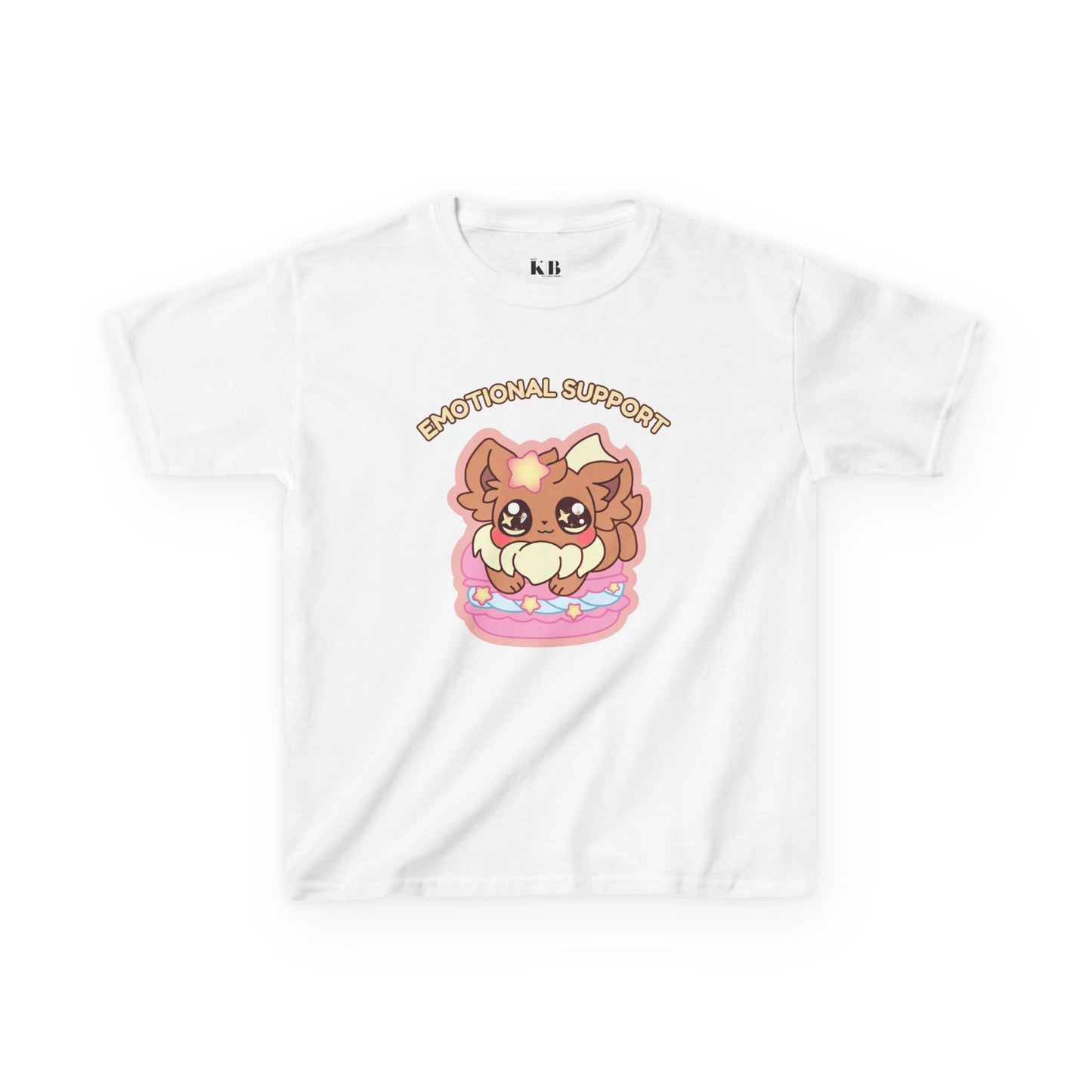 Kids Tee — Cute "Emotional Support"  Sugavee Graphic
