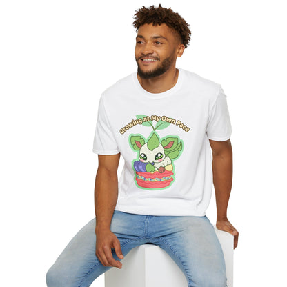 Growing At My Own Pace Leafberry  — Graphic Tee