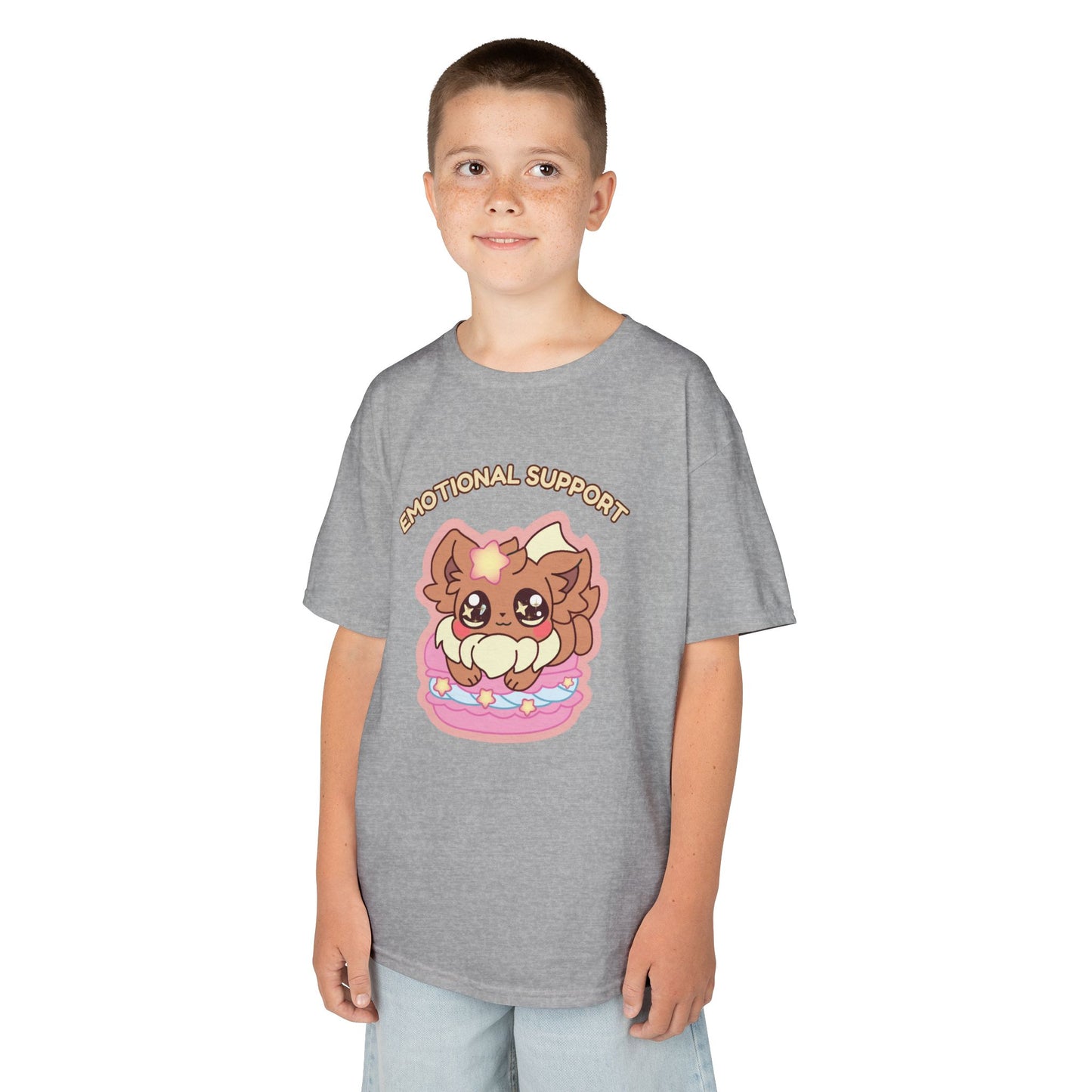 Kids Tee — Cute "Emotional Support"  Sugavee Graphic