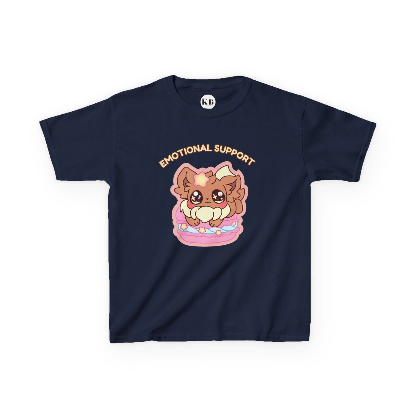 Kids Tee — Cute "Emotional Support"  Sugavee Graphic