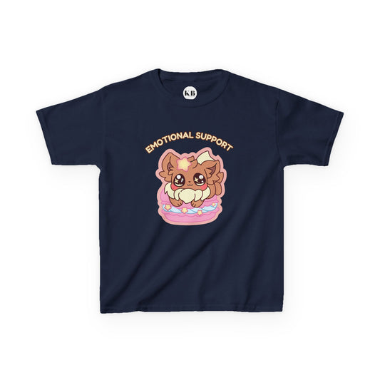 Kids Tee — Cute "Emotional Support"  Sugavee Graphic