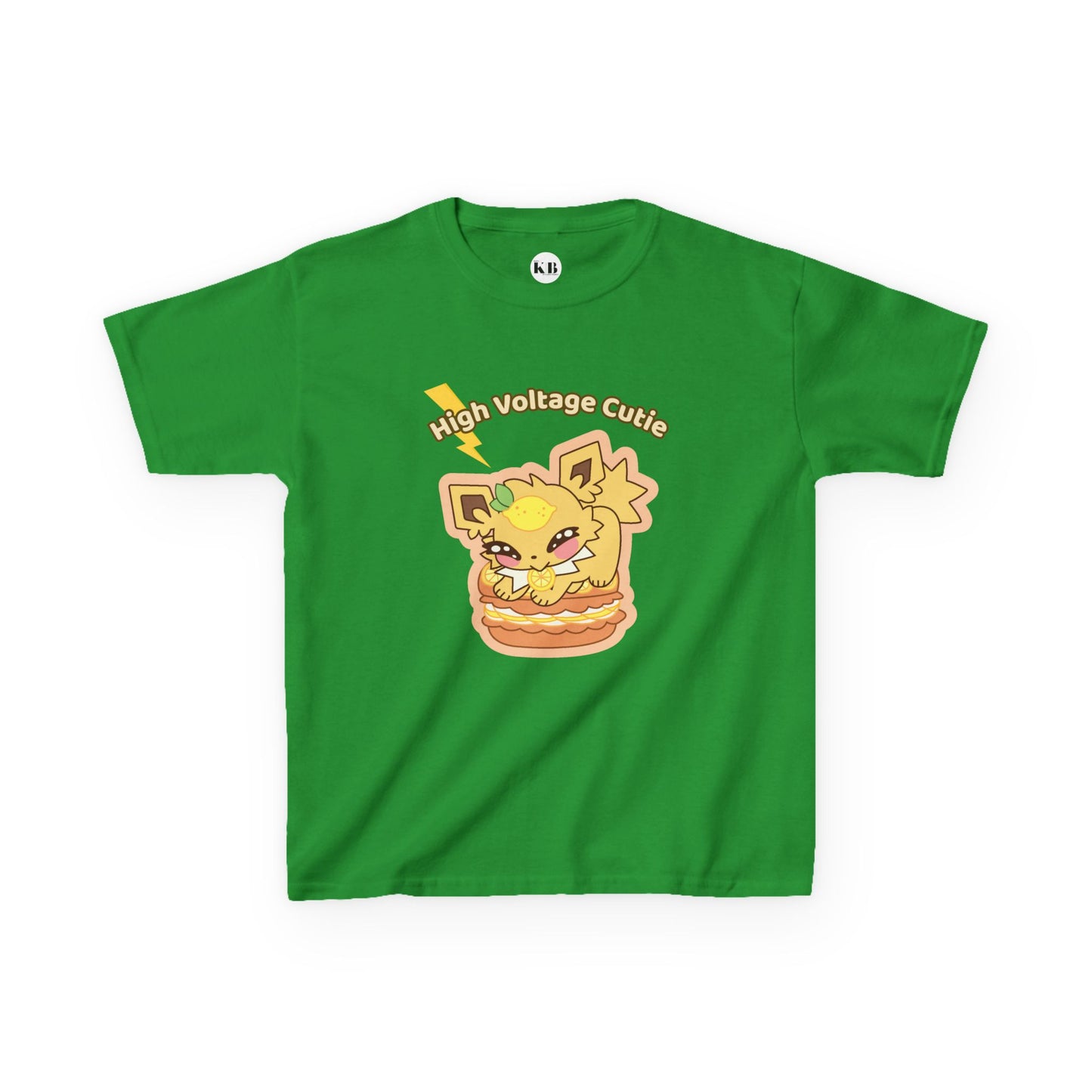 Kids Tee — Cute Honeylemolt "High Voltage Cutie" Graphic