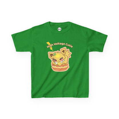 Kids Tee — Cute Honeylemolt "High Voltage Cutie" Graphic