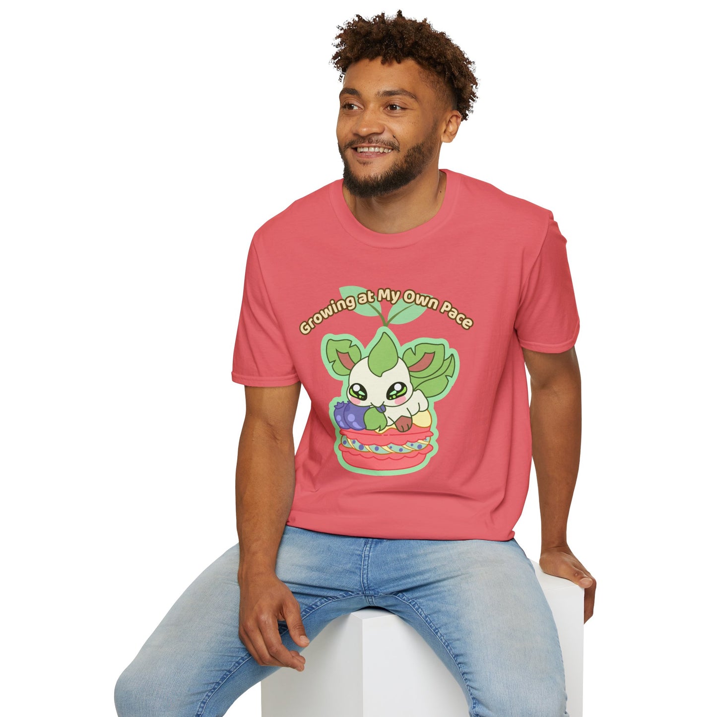 Growing At My Own Pace Leafberry  — Graphic Tee