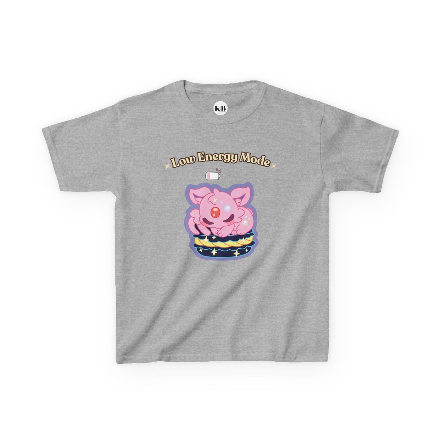 Kids Tee — Cute "Low Energy Mode" Dreamyeon Graphic