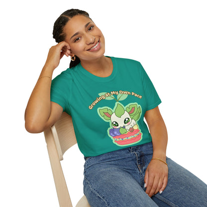 Growing At My Own Pace Leafberry  — Graphic Tee