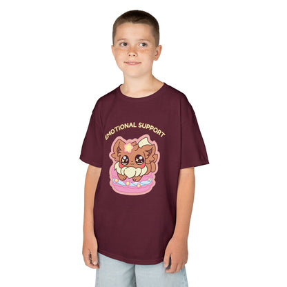 Kids Tee — Cute "Emotional Support"  Sugavee Graphic