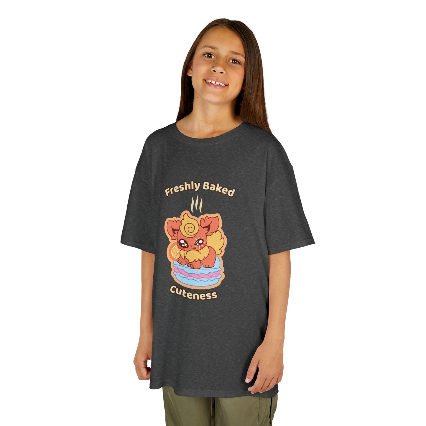 Kids Tee — Cute "Freshly Baked Cuteness" Flamzest Graphic