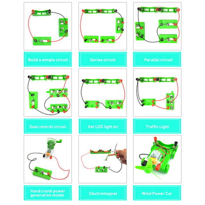 STEM Electric Circuit Kit – Fun Physics Experiments & Electromagnetic Learning