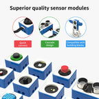 Microbit V2 Sensor Kit for Kids – STEM Coding Education, Programmable DIY Robot Projects, Supports MakeCode & Python
