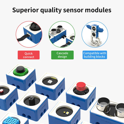 Microbit V2 Sensor Kit for Kids – STEM Coding Education, Programmable DIY Robot Projects, Supports MakeCode & Python