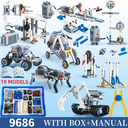 STEM DIY Coding Building Blocks - Educational Tech Toy for Kids 6+