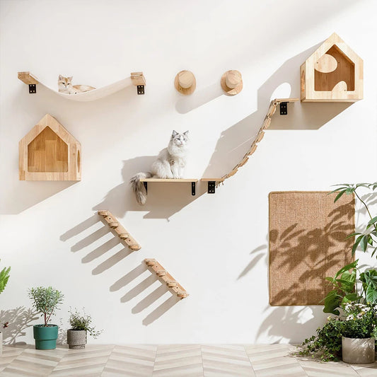 Cat Wall Shelves – The Ultimate Vertical Playground for Your Furry Baby!