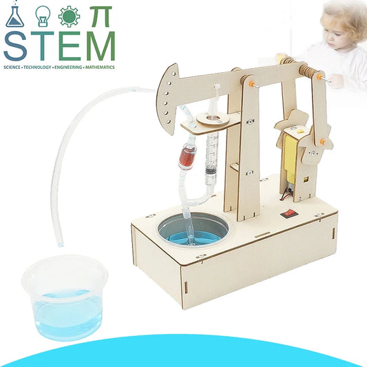 DIY Water Pump STEM Kit for Kids – Build & Paint Science Experiment Toy
