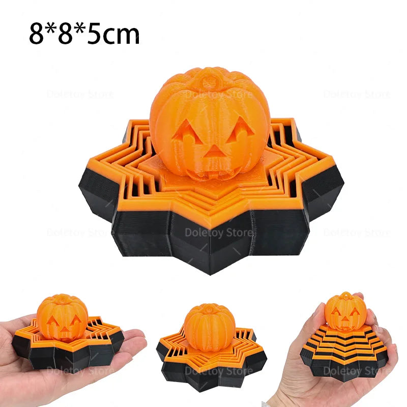 3D Printed Illusion Fidget Toy – Spiral Cone, Pyramid & Vortex Sculpture for Desk or Gift