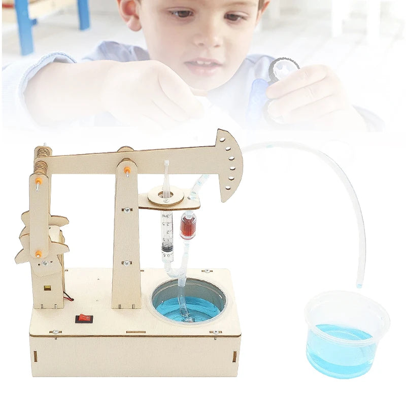 DIY Water Pump STEM Kit for Kids – Build & Paint Science Experiment Toy