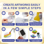Kids Arts & Crafts Painting Kit – DIY Projects | Creative Activity Set for Boys & Girls