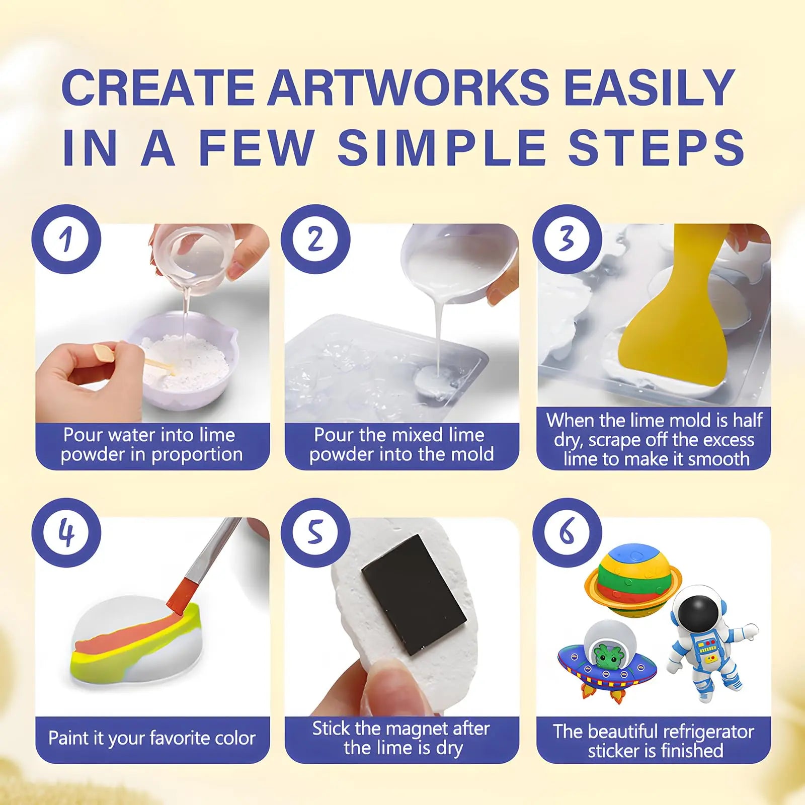 Kids Arts & Crafts Painting Kit – DIY Projects | Creative Activity Set for Boys & Girls