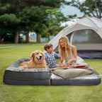 180cm Human-Size Dog Bed for Adults & Pets - Foldable Calming Plush Orthopedic