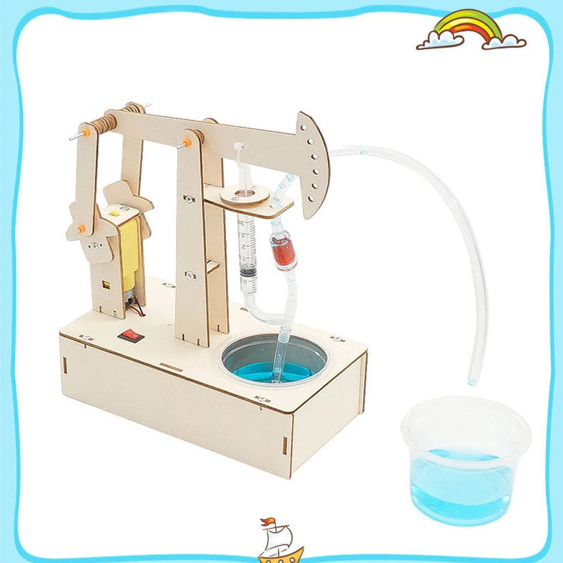 DIY Water Pump STEM Kit for Kids – Build & Paint Science Experiment Toy