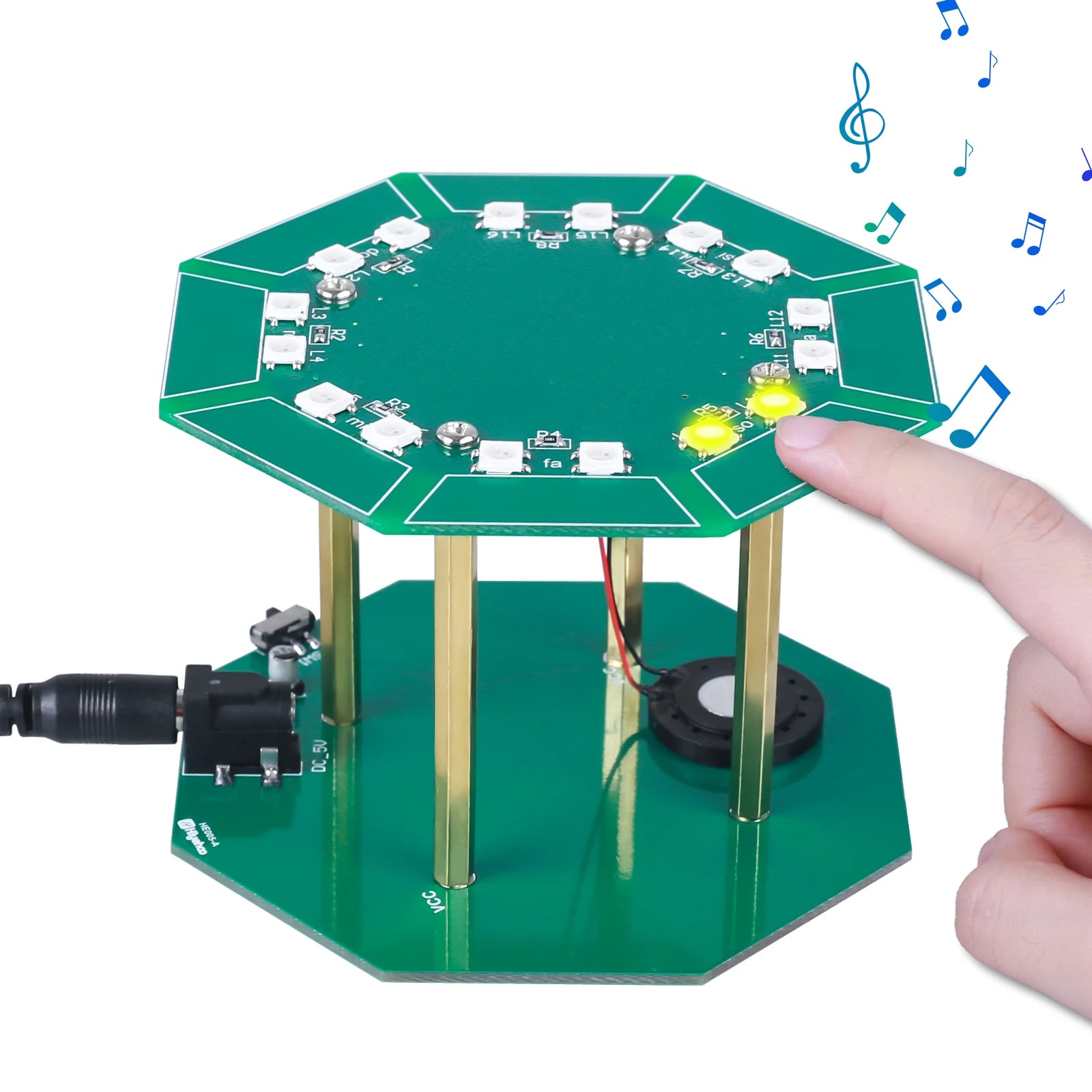 Hands-On Electronic Drum Soldering Kit – Touch Sensing Music Project for DIY & STEM Enthusiasts