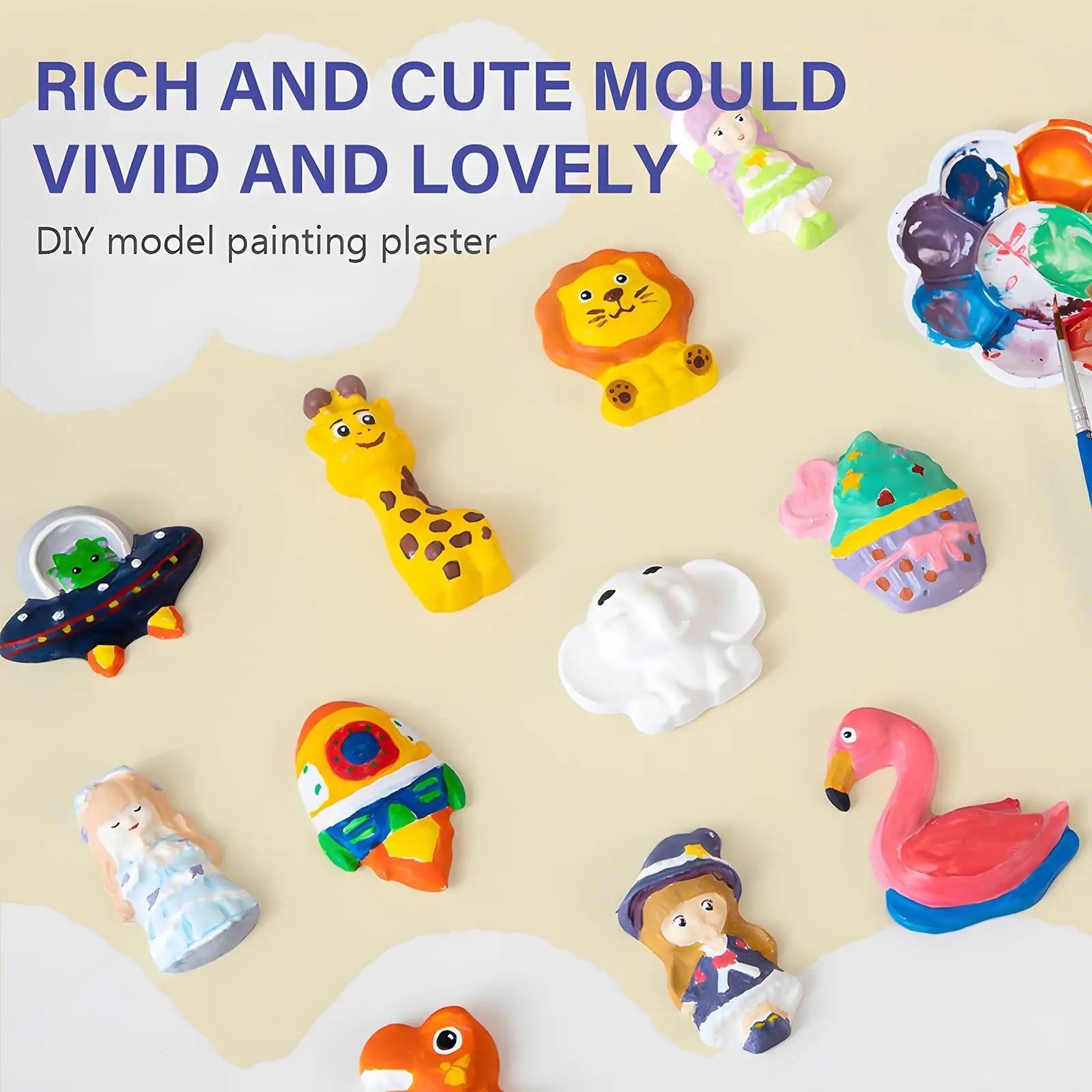 Kids Arts & Crafts Painting Kit – DIY Projects | Creative Activity Set for Boys & Girls