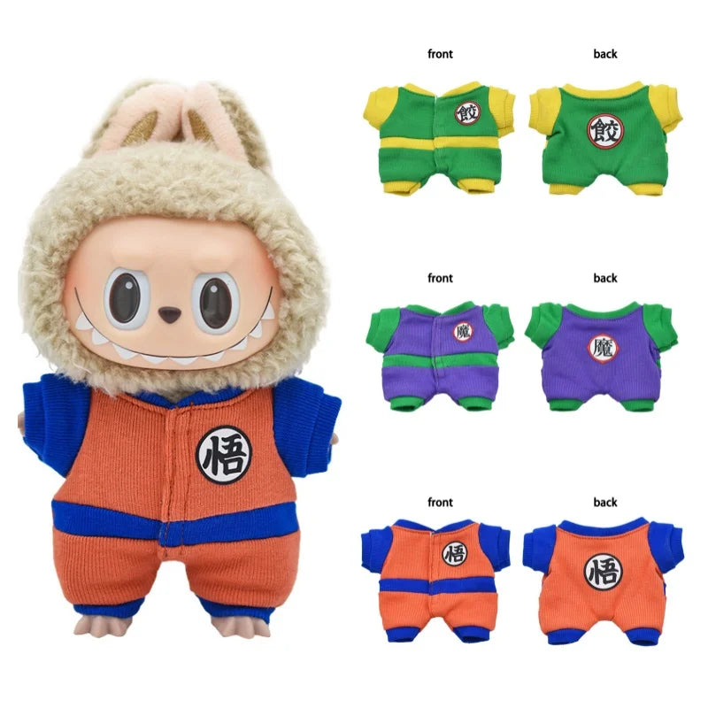 Anime-Inspired Labubu Cosplay Couture – Mini Fighter Suit
