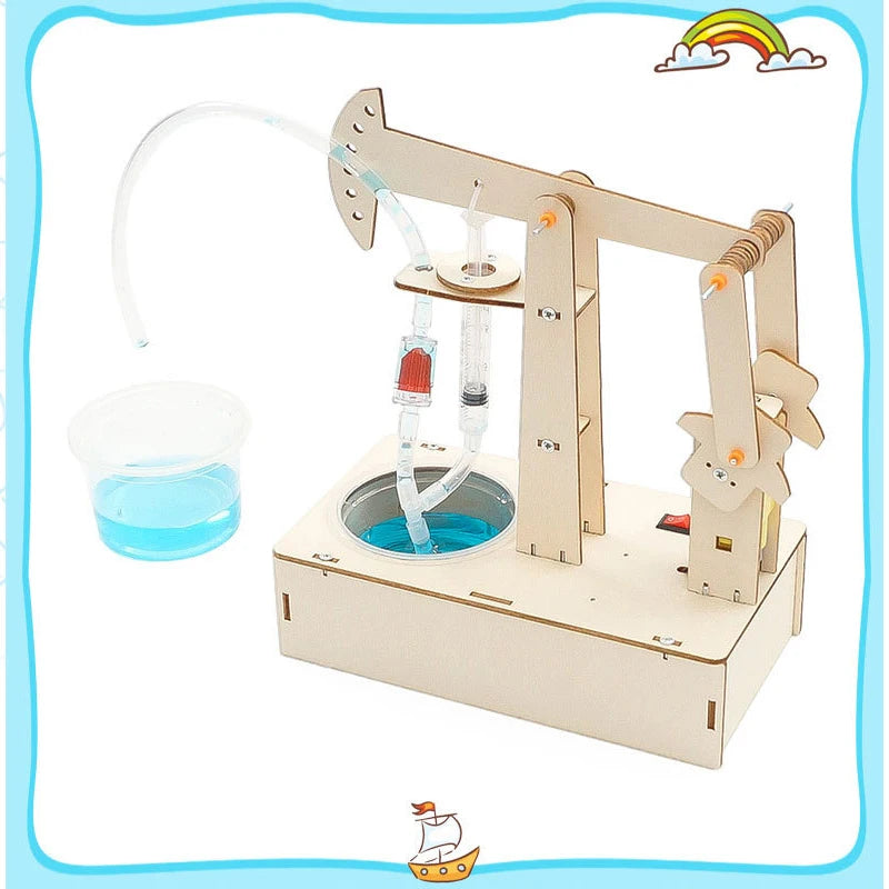 DIY Water Pump STEM Kit for Kids – Build & Paint Science Experiment Toy