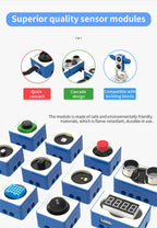 Microbit V2 Sensor Kit for Kids – STEM Coding Education, Programmable DIY Robot Projects, Supports MakeCode & Python